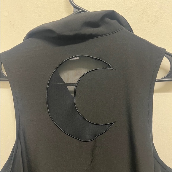 Killstar Black Sleeveless Button-Down Dress - Picture 4 of 6